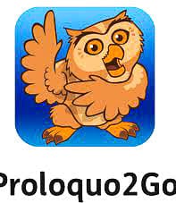 Proloquo2Go logo, assistive communication app