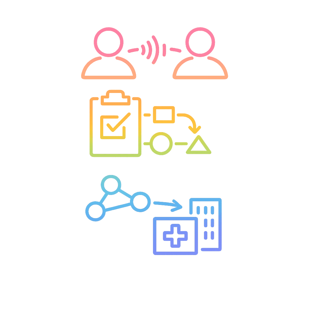 People working together as a team