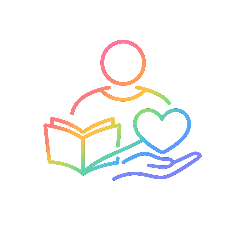 Volunteer helping someone with technology