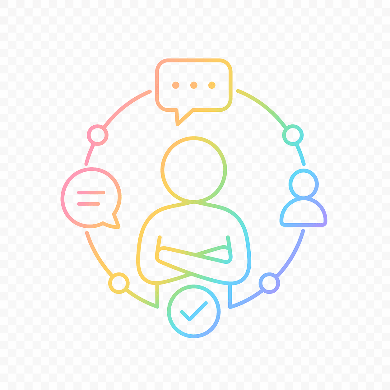 AAC icon: communication confidence