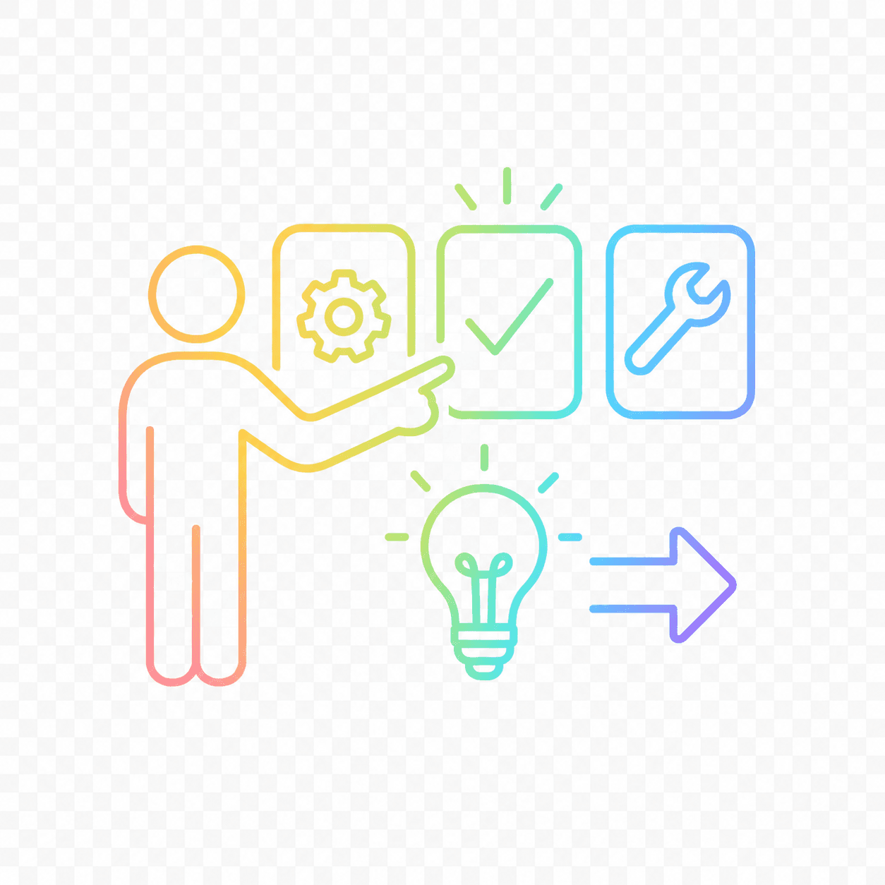 Simple AAC-style icon for what accessibility improvement are you considering?