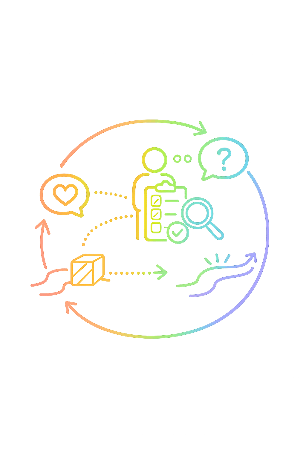 Simple AAC-style icon for who is affected by the barrier?