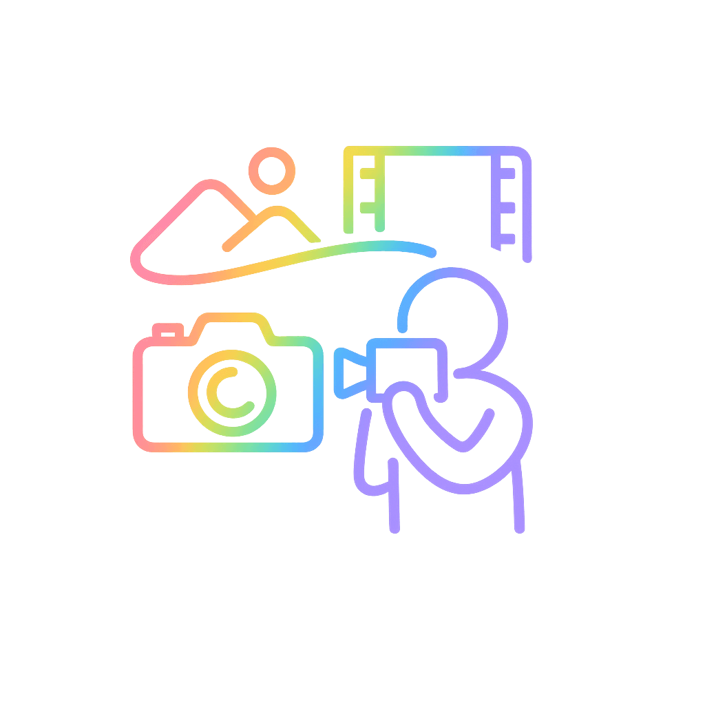 Camera representing media and photography