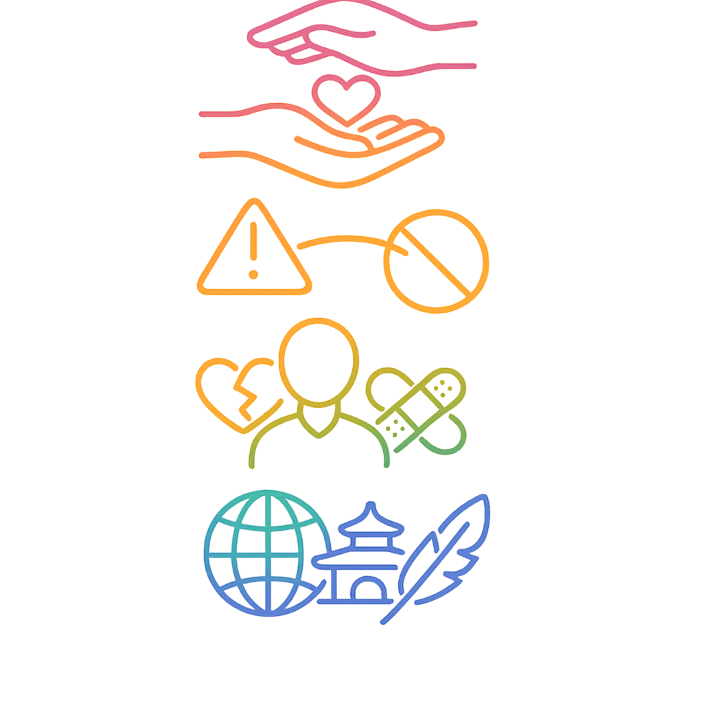 People in respectful discussion representing respectful media use