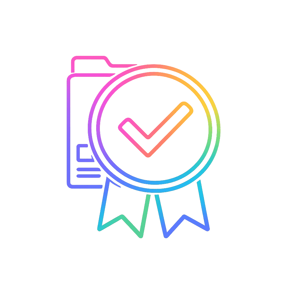 Digital badge and certificate with portfolio