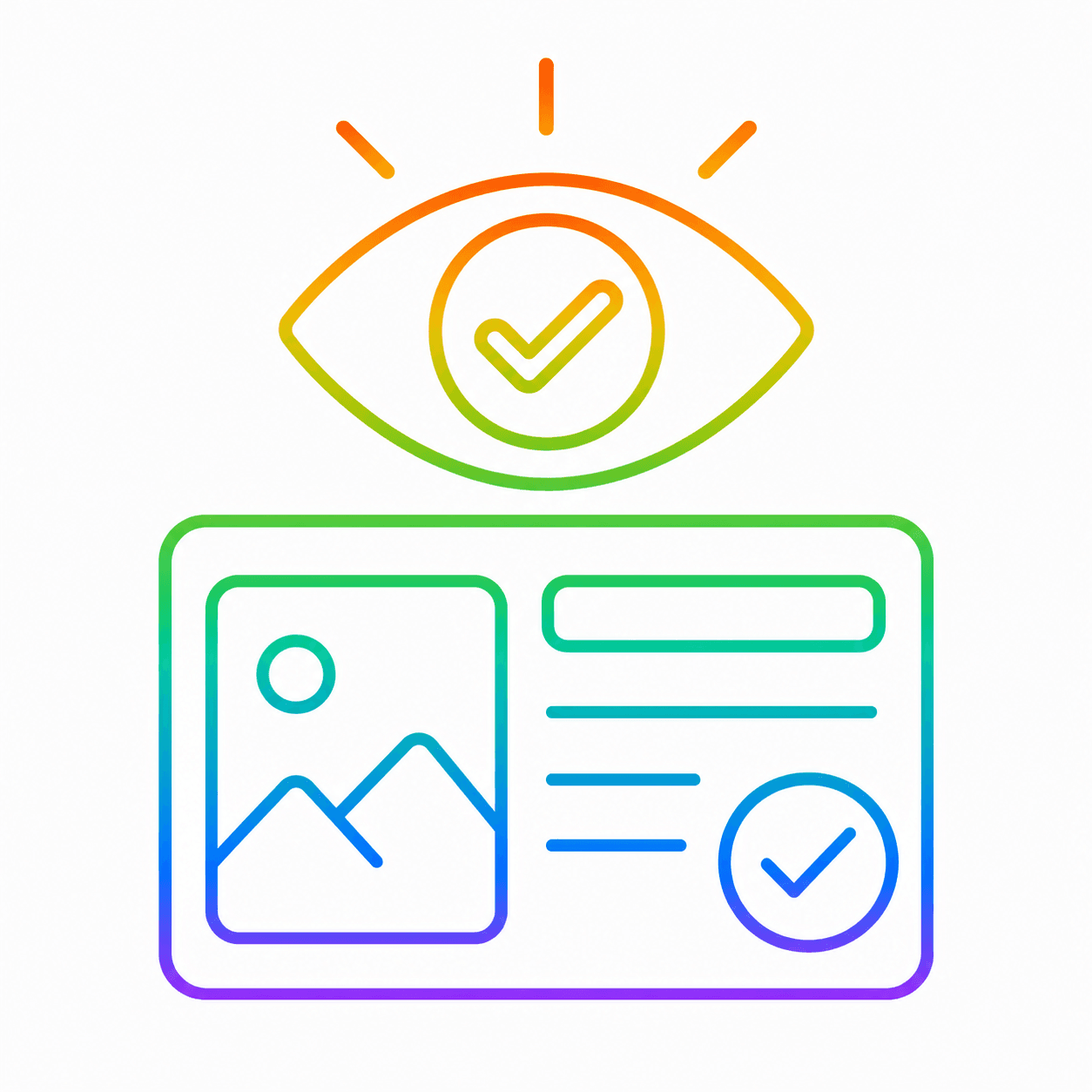 Review before sharing icon